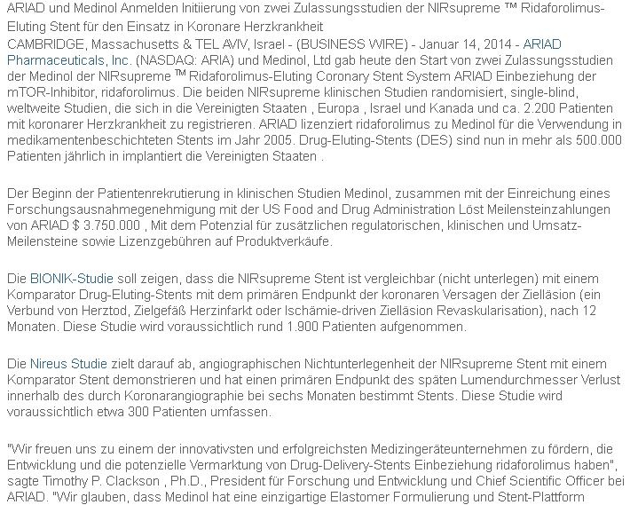 Ariad Pharmaceuticals-Neu 682233