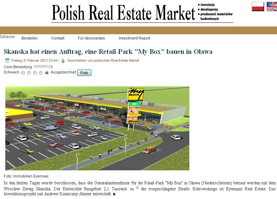 Eyemaxx Real Estate - Marktführer in Osteuropa 577841