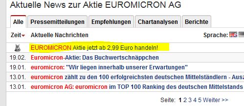 Euromicron, langfristig aufwärts 803943