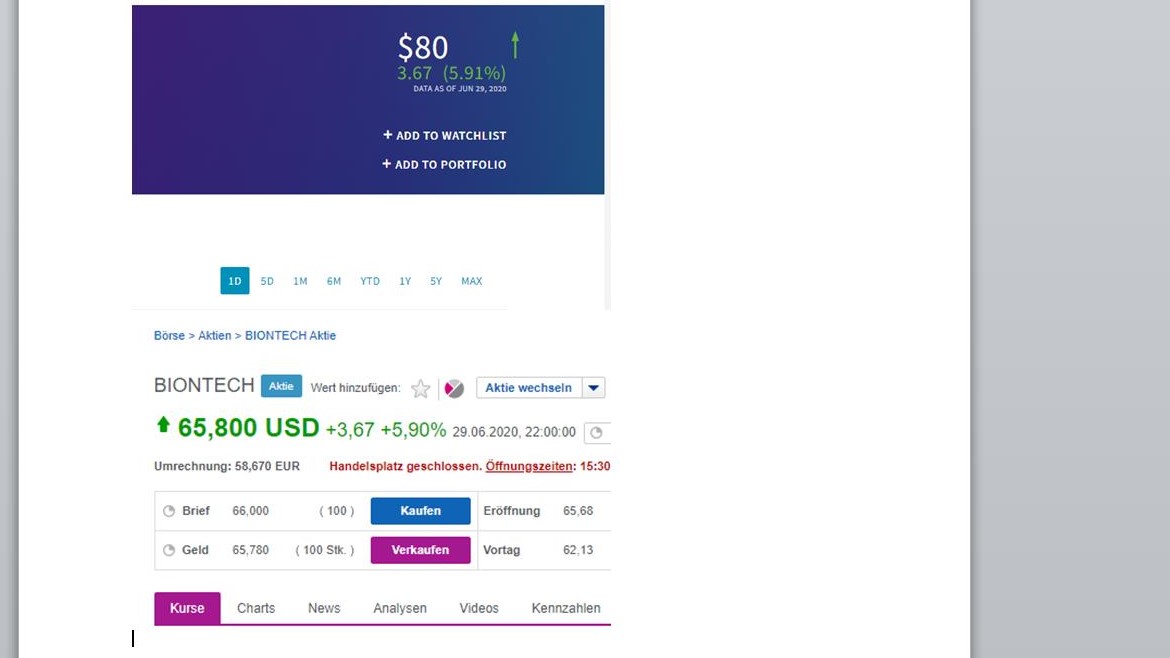 Biotech-Star BioNTech aus Mainz 1188109