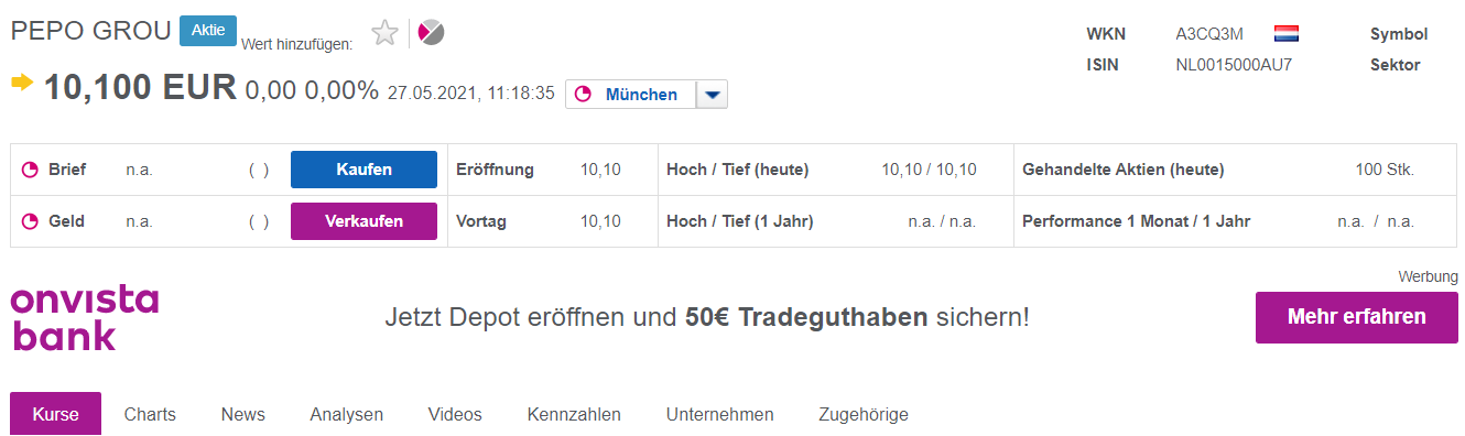 Steinhoff International Holdings N.V. 1255245