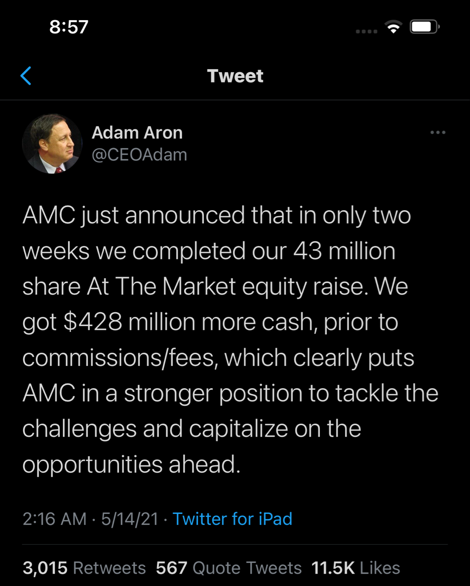 AMC Entertainment Holdings 2.0 - Todamoon?!? 1252562