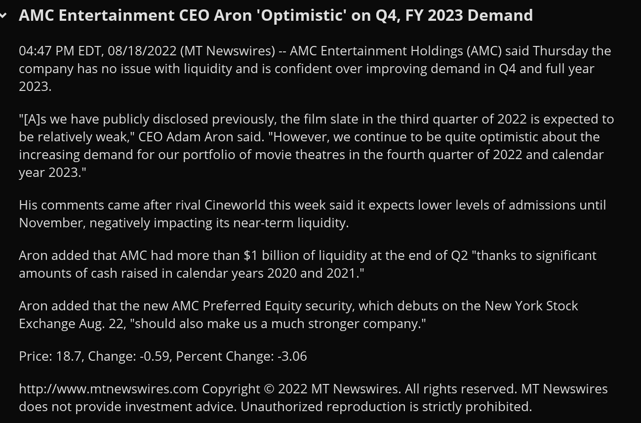 AMC Entertainment Holdings 2.0 - Todamoon?!? 1328957