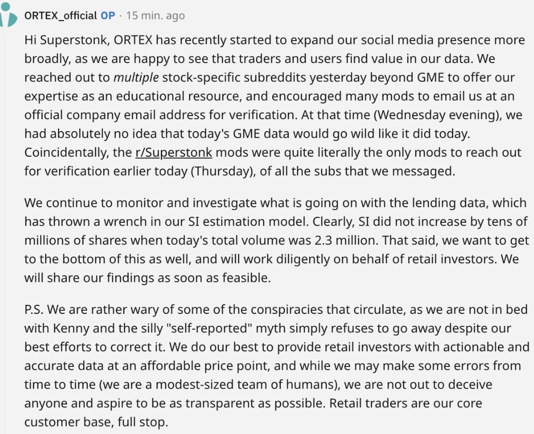 GME - Short-Squeeze möglich 1339649