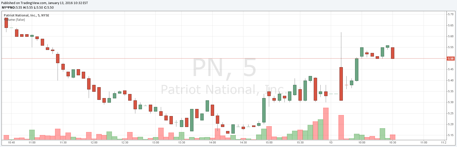 Patriot National (WKN: A14QZC) 884713