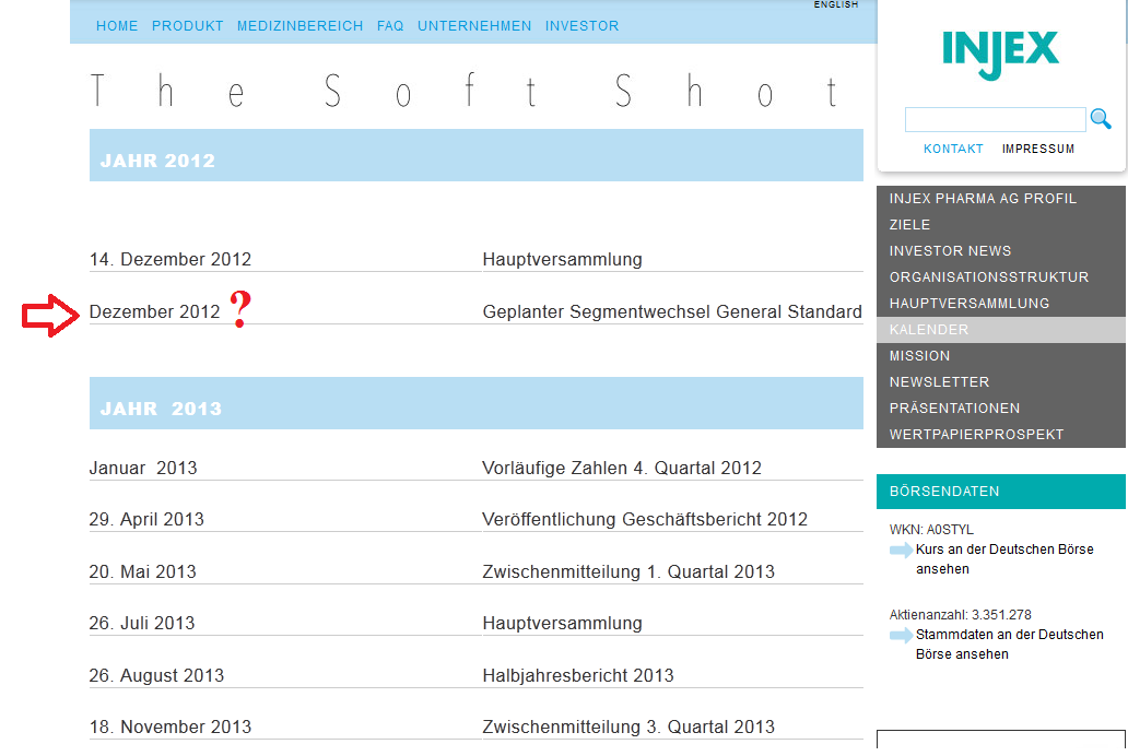 Injex AG - Wahrheit und Träumerei 548843