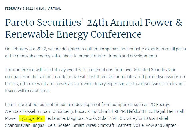 HydrogenPro der Player für Clean Energy, Norwegen 1291932