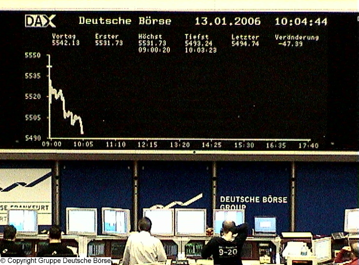 194.DAX Tipp-Spiel, Freitag, 13.1.06, 17.45 Uhr, D 26210