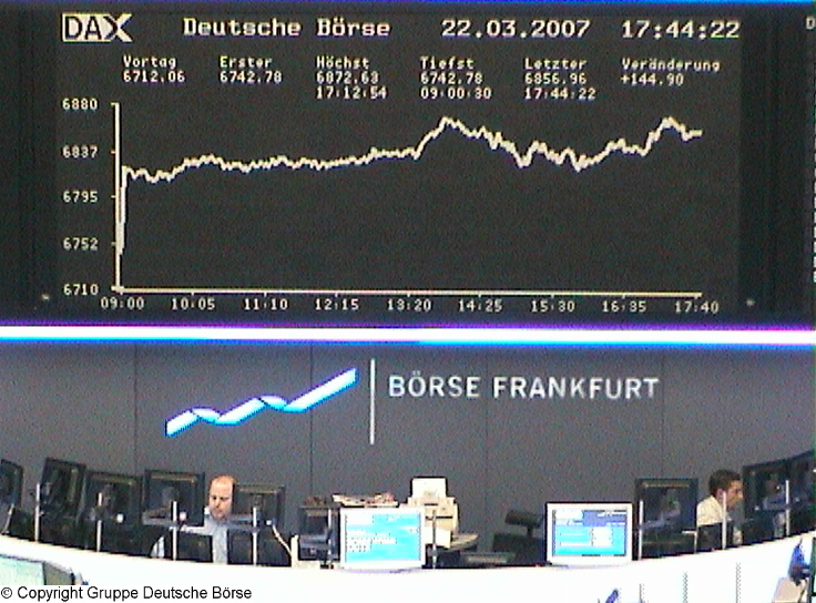 497.DAX Tipp-Spiel, Donnerstag, 22.03.07, 17.45 Uh 89105