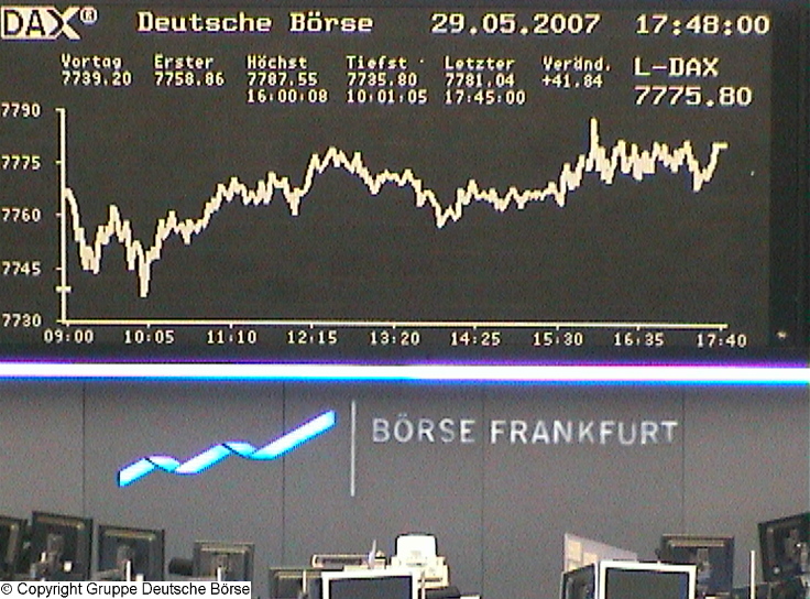 541.DAX Tipp-Spiel, Dienstag, 29.05.07, 17.45 Uhr, 100522