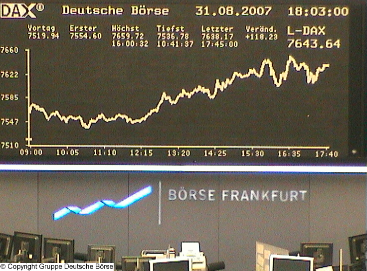 609.DAX Tipp-Spiel, Freitag, 31.08.07, 17.45 Uhr, 117703