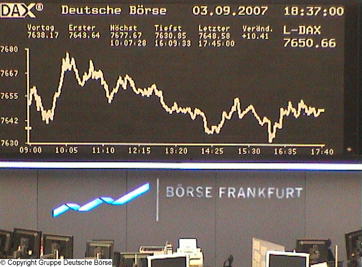 610.DAX Tipp-Spiel, Montag, 03.09.07 118130