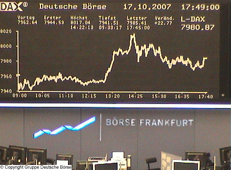 642.DAX Tipp-Spiel, Mittwoch, 17.10.07 125989