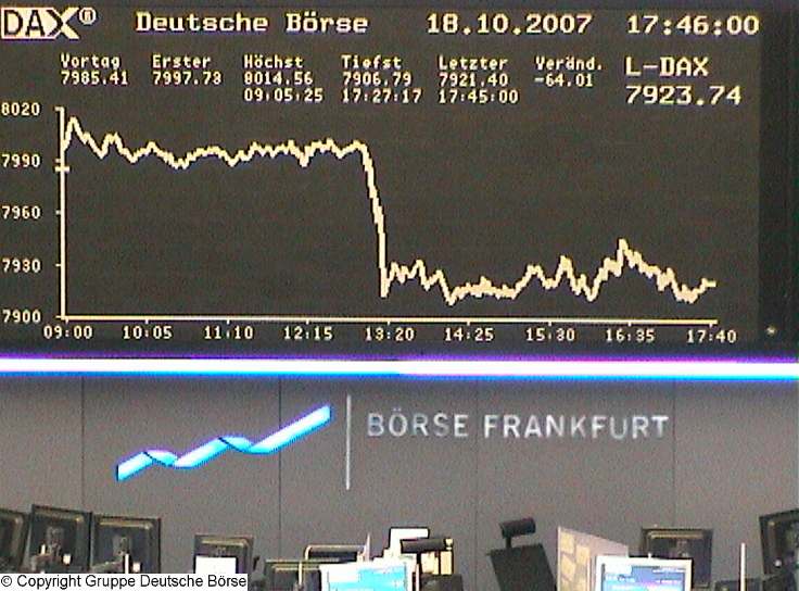 643.DAX Tipp-Spiel, Donnerstag, 18.10.07 126249