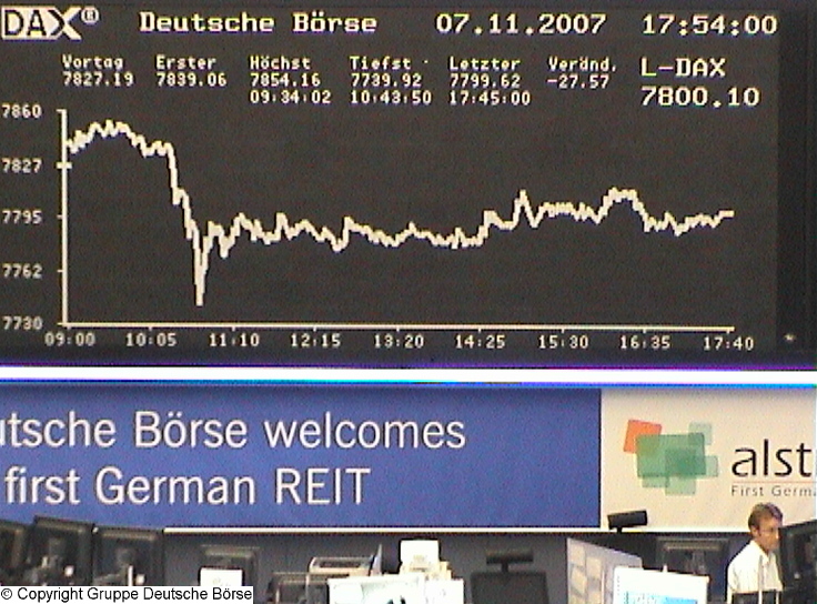 657.DAX Tipp-Spiel, Mittwoch, 07.11.07 129980
