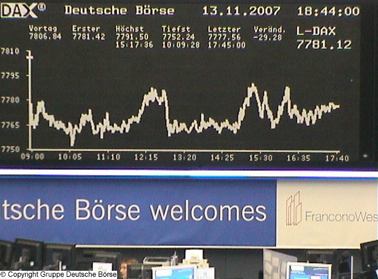 661.DAX Tipp-Spiel, Dienstag, 13.11.07 131001