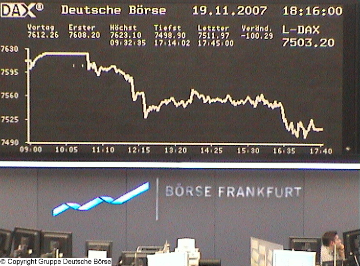 665.DAX Tipp-Spiel, Montag, 19.11.07 131863