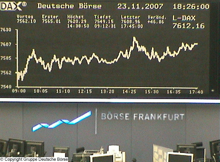 669.DAX Tipp-Spiel, Freitag, 23.11.07 132700