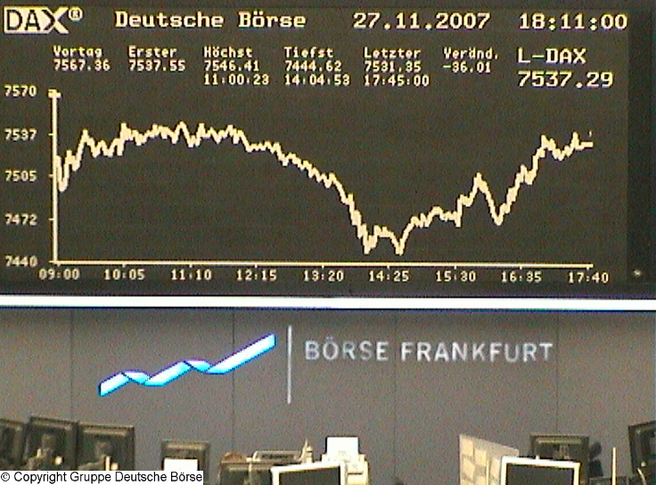 671.DAX Tipp-Spiel, Dienstag, 27.11.07, 17.45 Uhr, 133264