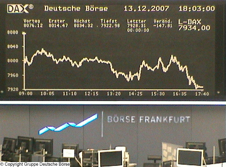 683.DAX Tipp-Spiel, Donnerstag, 13.12.07 136498