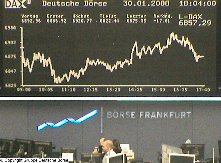 712.DAX Tipp-Spiel, Mittwoch, 30.01.08 145108