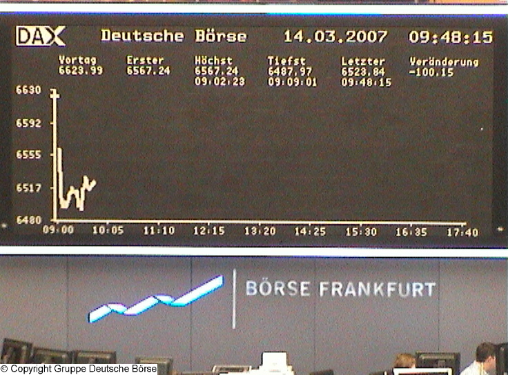 491.DAX Tipp-Spiel, Mittwoch, 14.03.07 87386