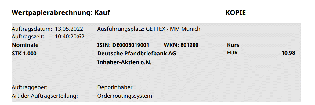 Deutsche Pfandbriefbank 😃 1315127