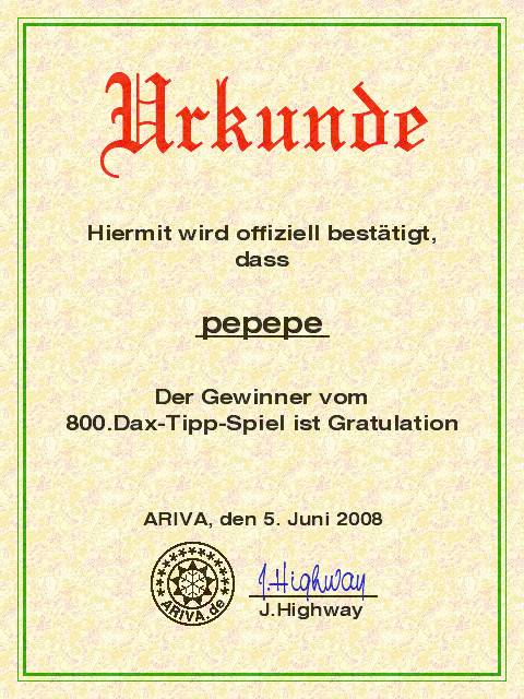 801.DAX Tipp-Spiel, Freitag, 04.06.08, 17:45 Uhr 167418