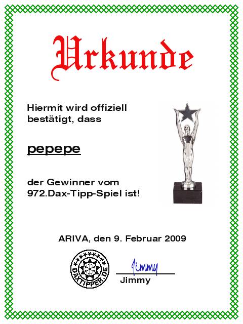 973.DAX Tipp-Spiel Dienstag,10.02.09, 17.45 Uhr 215550