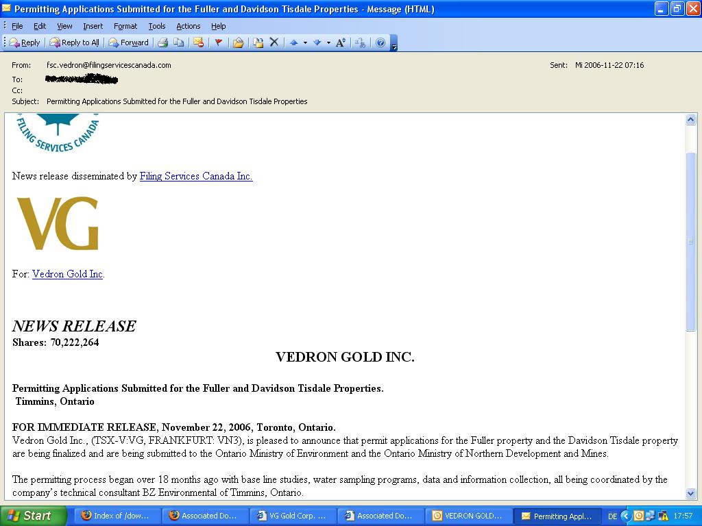 VG Gold ( ISIN: CA9182161021 ) 124118