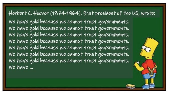 Wenn das Gold redet, dann schweigt die Welt! 1344112