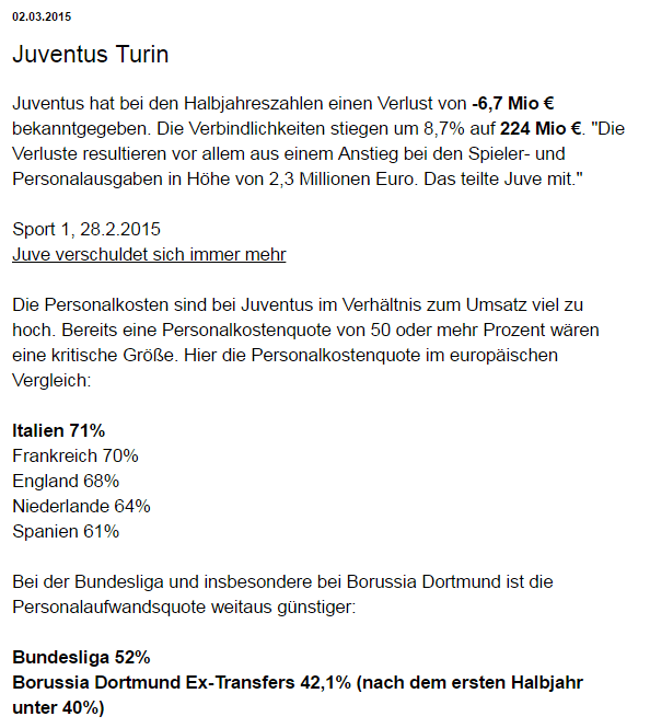 14 Gründe für ein Investment in BVB. 974276