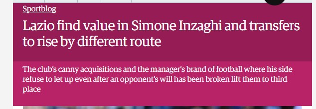 Societa Sportiva Lazio - der neue Thread 1036548