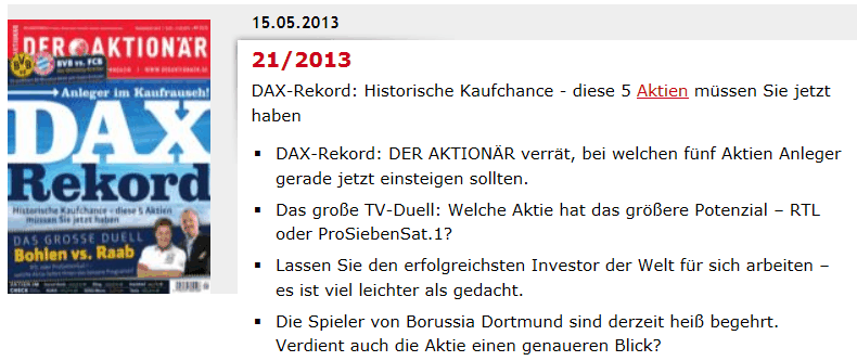 14 Gründe für ein Investment in BVB. 605556