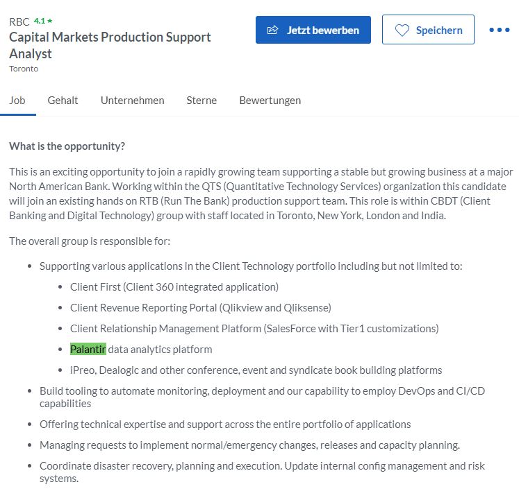 Palantir mit Börsengang 1241310