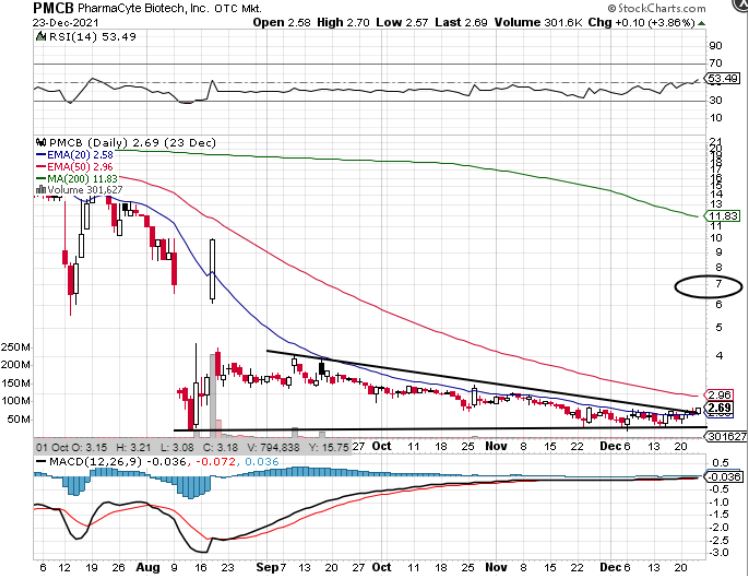 Pharmacyte Biotec - Trendwendespekulation für 2022 1290910