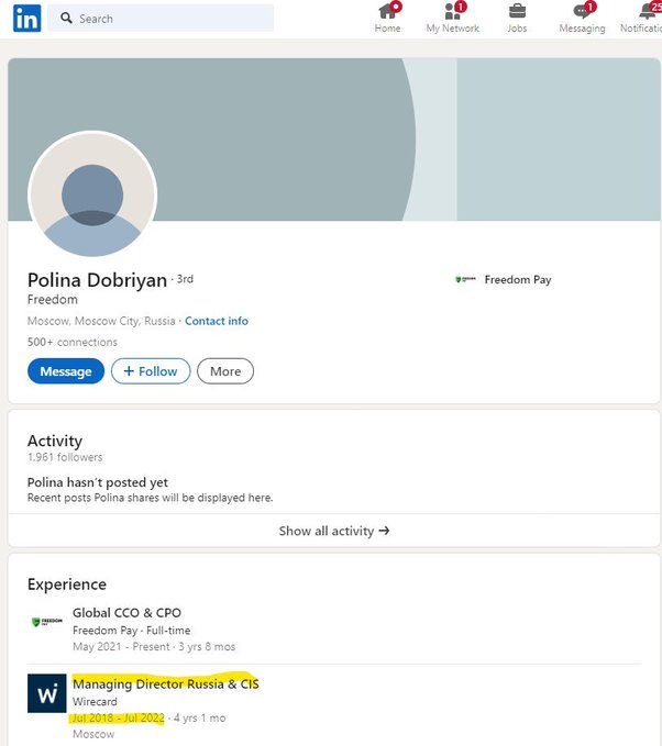 Wirecard 2014 - 2025 1460948