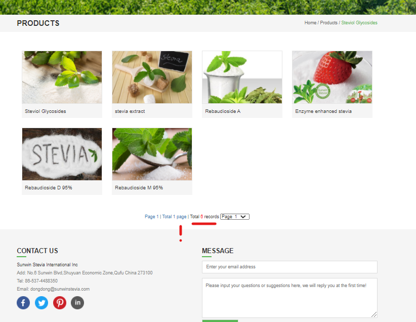 Ab hier geht ´s nach oben - Sunwin - Stevia 1232349