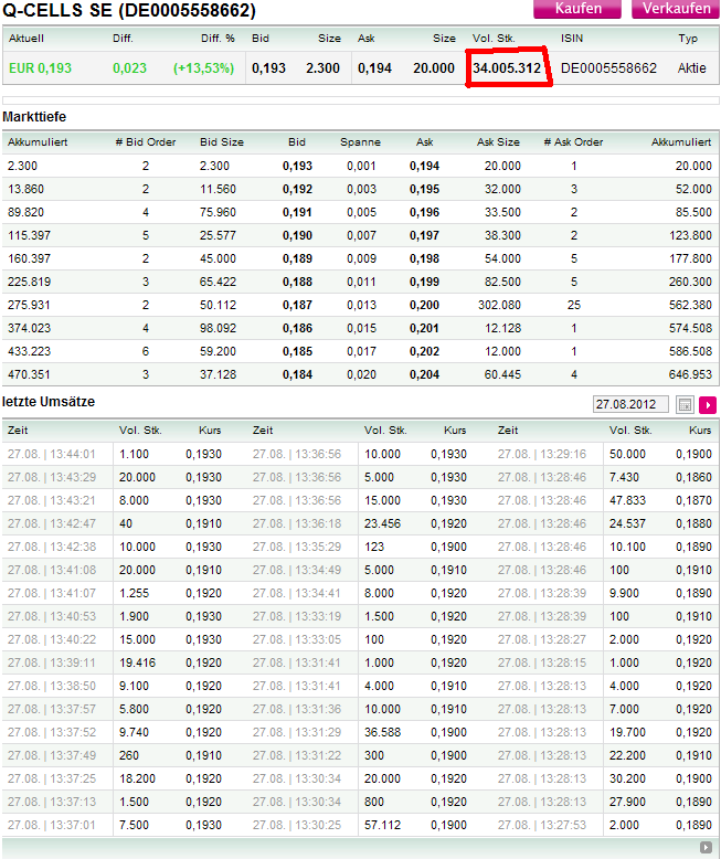 Q-Cells , der Solarzellenriese 532524