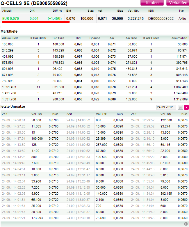 Q-Cells , der Solarzellenriese 539429