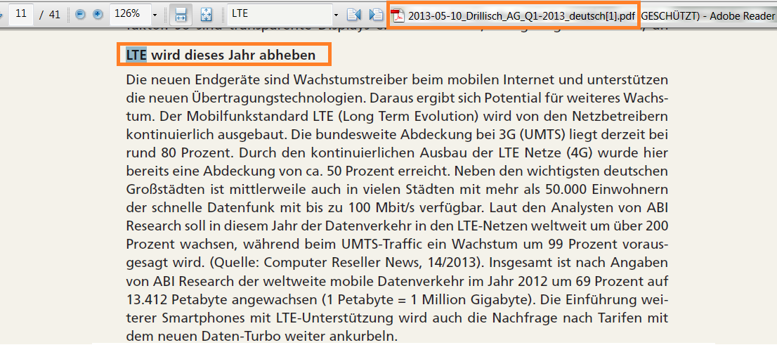 Drillisch: 555 % Anstieg sind locker möglich! 624013