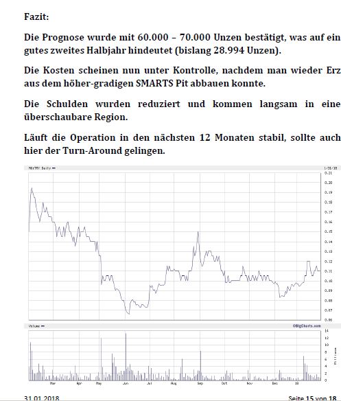 Troy Res- Top Goldproduzent Profit A$16.7 Million 1038071