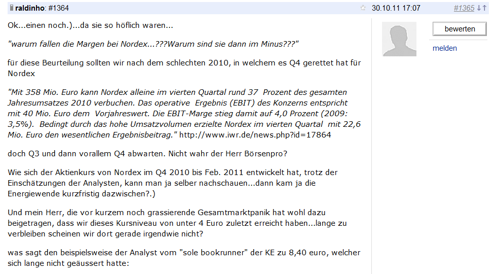 Norde Pro und Kontra 504949