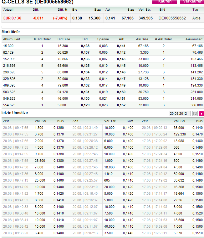 Q-Cells , der Solarzellenriese 530843
