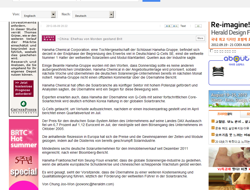 Q-Cells , der Solarzellenriese 529180