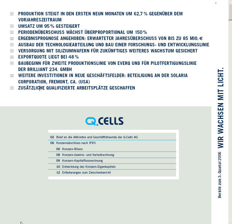 Q-Cells , der Solarzellenriese 66756
