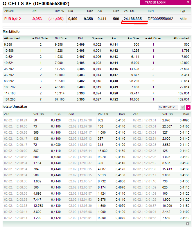 Q-Cells , der Solarzellenriese 481729