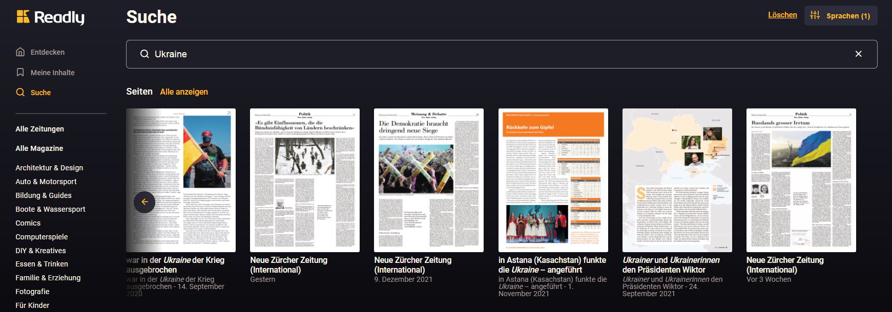 Readly International AB - Lesen was du willst.... 1295978