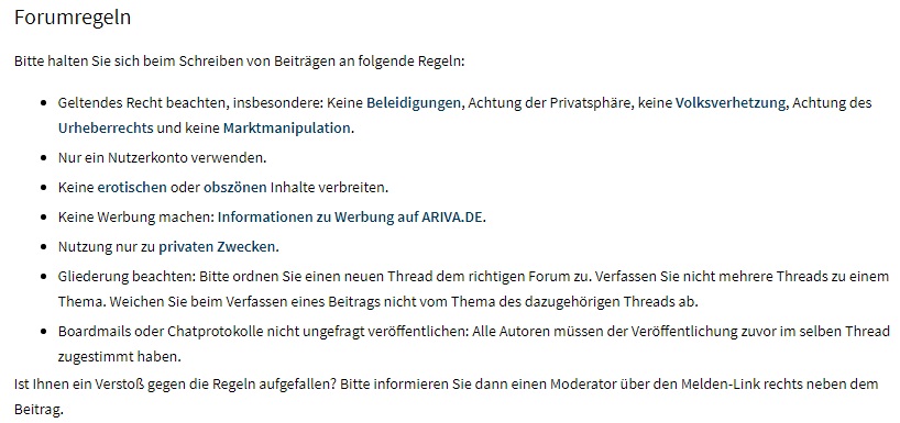 Bitte haltet Euch an die Regeln 1195148