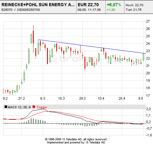 Super News zu Reinecke + Pohl Sun Energy AG 39815